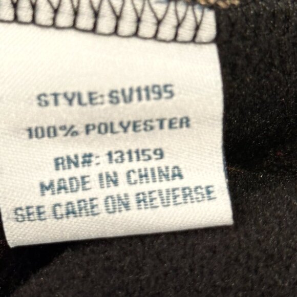 Sebby Houndstooth Large Pea Coat Jacket Black Brown Belted Pockets EUC Button Up - Picture 8 of 9